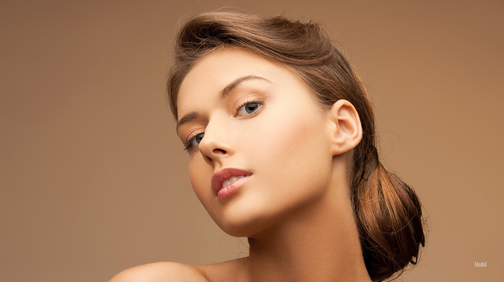side profile of woman's face